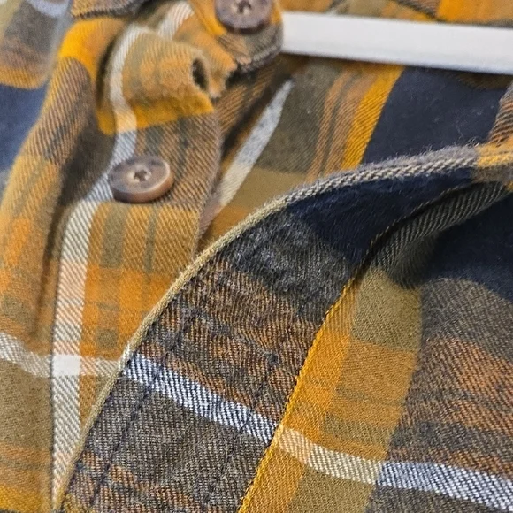 Duluth Trading Co Plaid Flannel Shirt Jacket 2XL | 100% Cotton - Picture 7 of 8